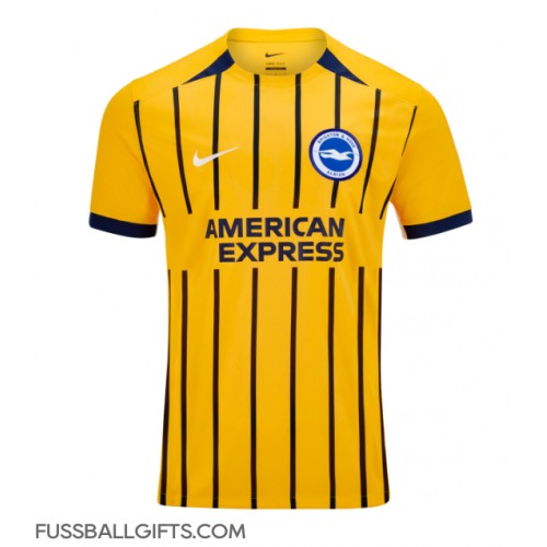 Brighton Fußballbekleidung Auswärtstrikot 2024-25 Kurzarm